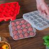 Multi-Function DIY Rice Ball Meatball Mold Transparent Cover Red Meatball Making Tray