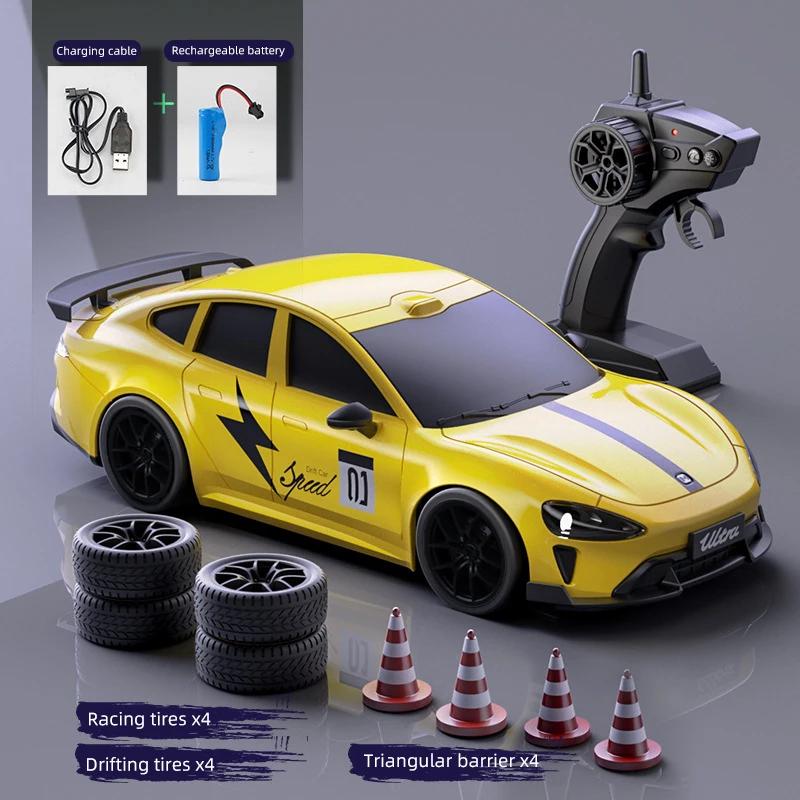 RC Drift Car 1/20 4WD Racing Vehicle Toy Car Model with Lights 2.4G 4CH Remote Control Sports Car Boys Competition Game Kids Toy