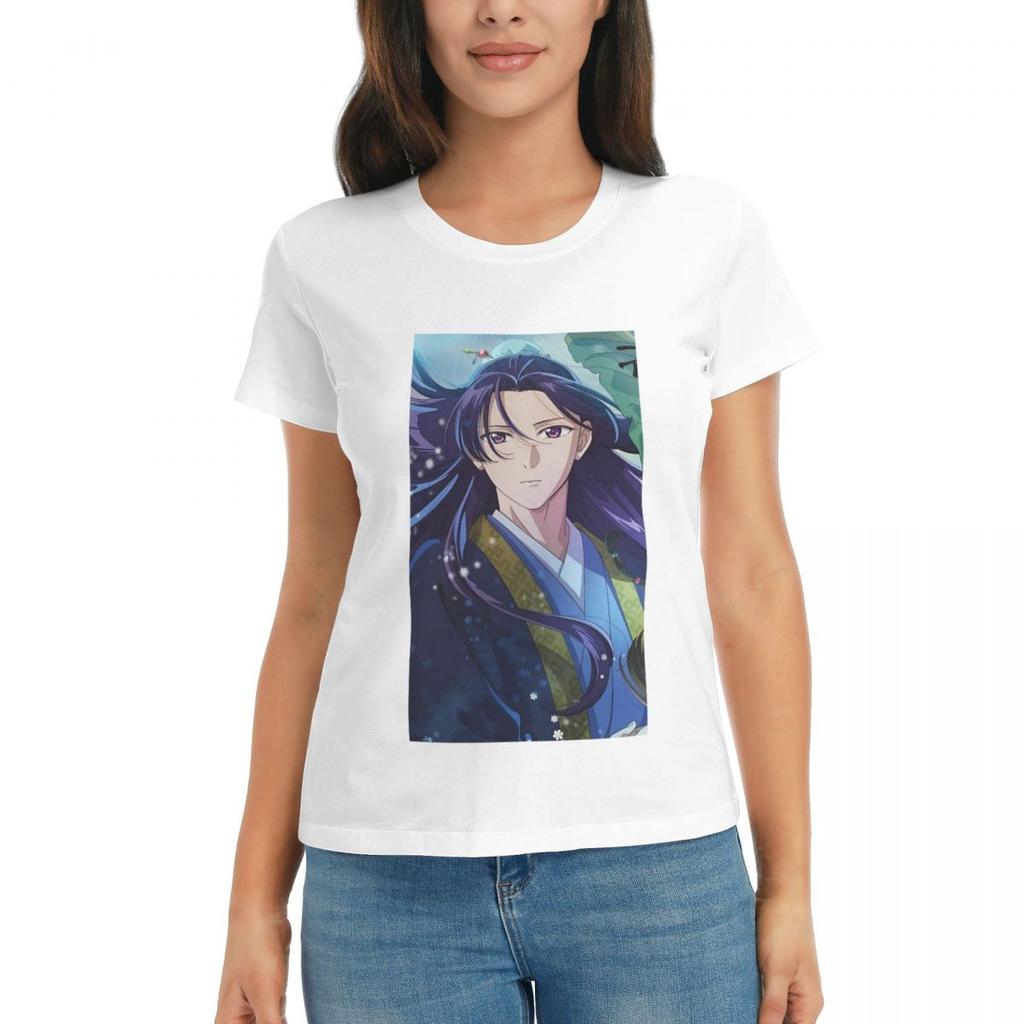 Damen T-Shirt Jinshi Anime Cool Die Tagebücher der Apothekerin Sommer Kurzarm T-Shirts Rundhals Baumwolle T-Shirts Kleidung Tops Streetwear