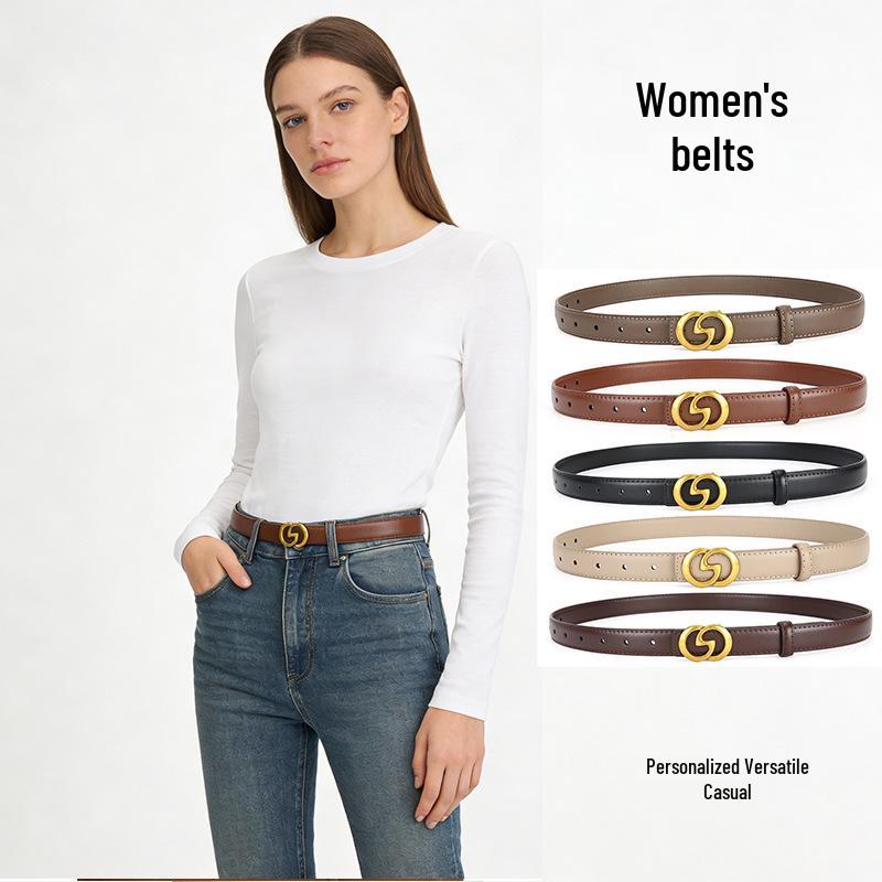 2026 Trendy Women's Korean Style Waist Belt for Jeans: Simple, Versatile, Casual.