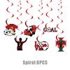 CR7 World Cup Star Fan Party Set: Plates, Cups, Napkins, Tablecloth, Banner & Decorations.
