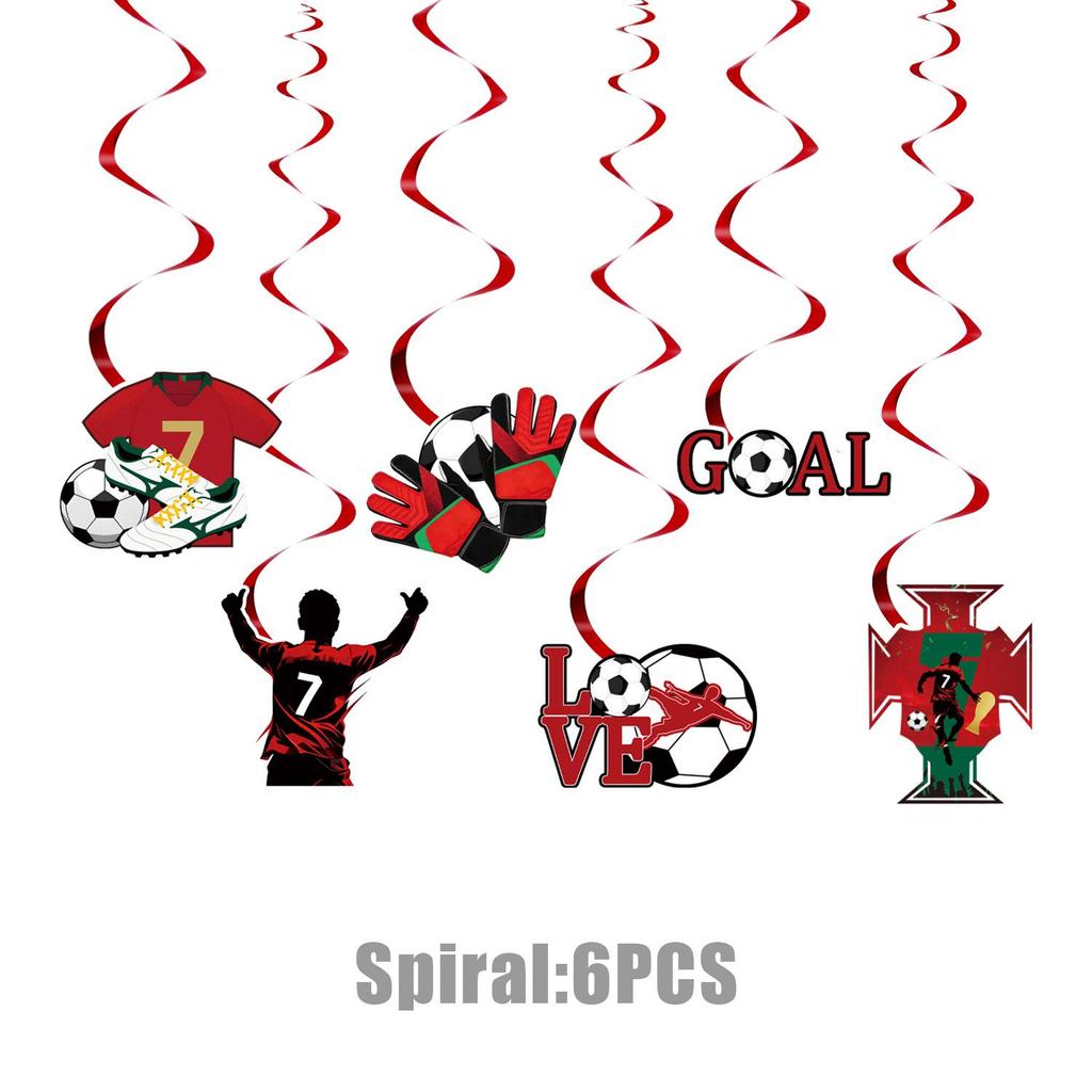 CR7 World Cup Star Fan Party Set: Plates, Cups, Napkins, Tablecloth, Banner & Decorations.