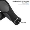 Fahrradgriffe TPR-Gummi Integrierte Aluminiumlegierung Einzelverriegelung Fahrradlenkerabdeckung Rutschfester Stoßdämpfungs-Fahrradgriff