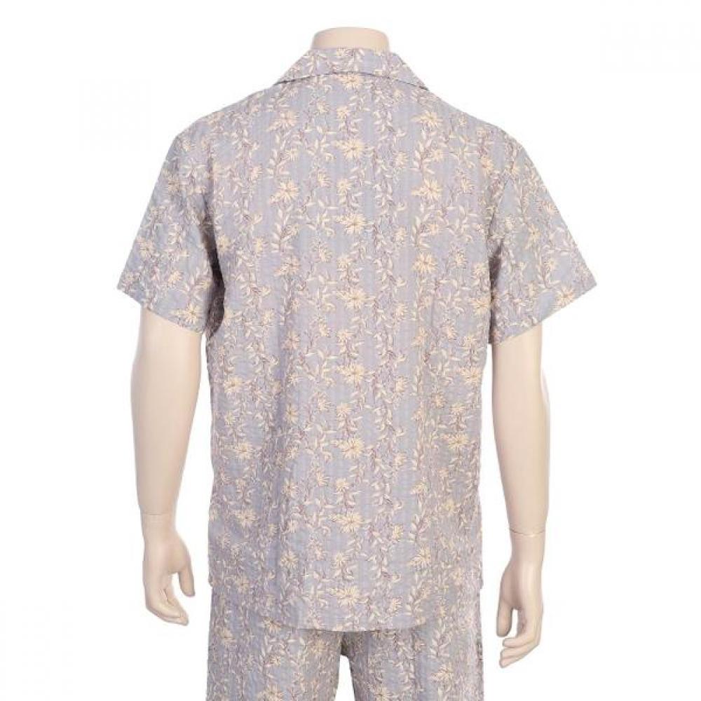 BARBARA Men S Light Purple Print Pajama amp4906S