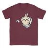 Men Usagi on the Toilet Potty Chiikawas Hachiware Poop Meme T Shirt 100% Cotton Clothes Round Neck Tee Shirt Gift Idea T-Shirts