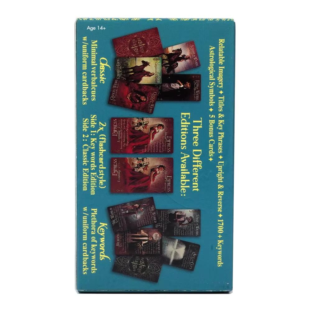 IN2IT Tarot Deck with Keywords Tarot Cards Oracle Card for Beginners Practitioners Every Level Board Game Toy