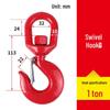Leidong QZ-170 American Style Alloy Steel Swivel Lifting Hook