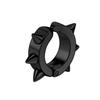 Punk Personality Sliver Color Rivet Spike Hoop Earrings for Women Men Hip-hop Street Ear Bone Clip Stainless Steel Jewelry Gifts