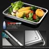 304 Stainless Steel Rectangular Serving Tray