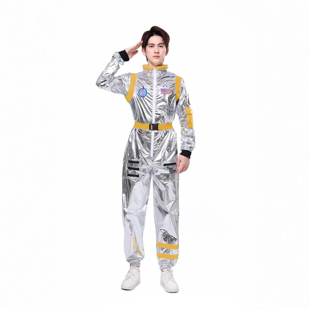 Halloween space costumes men and women couple uniforms children astronaut stage attire