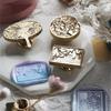 Umbrella Fish Flower Heart Pattern Seal Stamp for Journal Craft Embellishment Irregular Seal Stamp Head