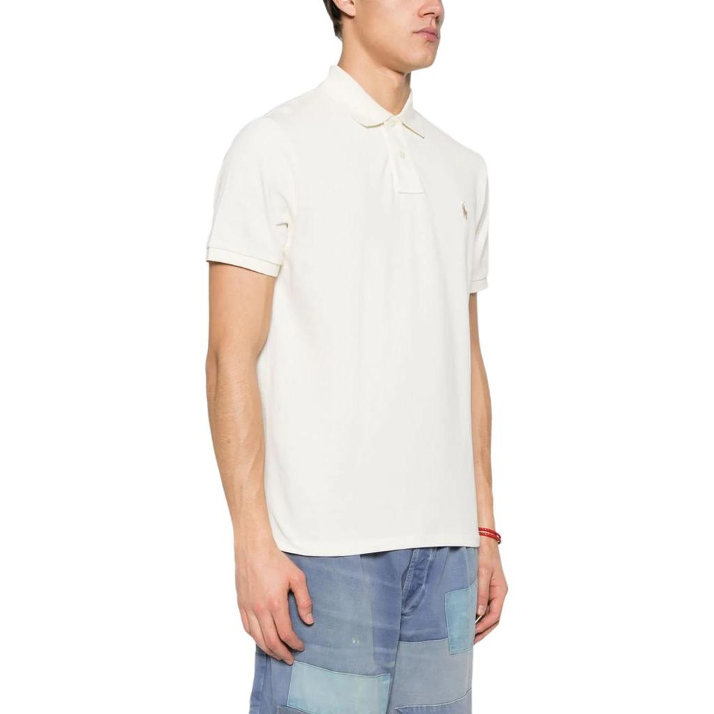 Polo Ralph Lauren Solid Color Polo Shirt Men tops White 710680784-372