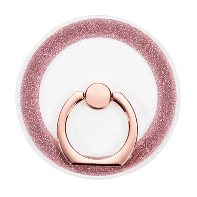 Suncrest MagSafe Compatible Jewelry Ring Pink Glitter IRM-iJ03