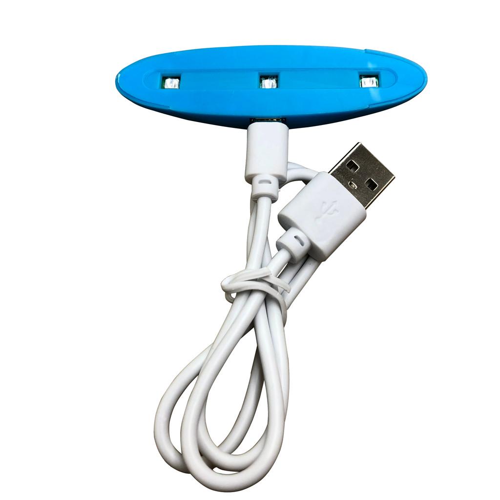 Светодиодная портативная USB-лампа для маникюрного аппарата с защитой от воздействия окружающей среды. синий
