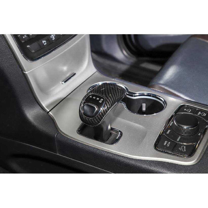 Car Gear Shift Lever Knob Head Decoration Cover for Jeep Grand Cherokee 2014 2015 Chrysler 300C 2012-2014 Interior