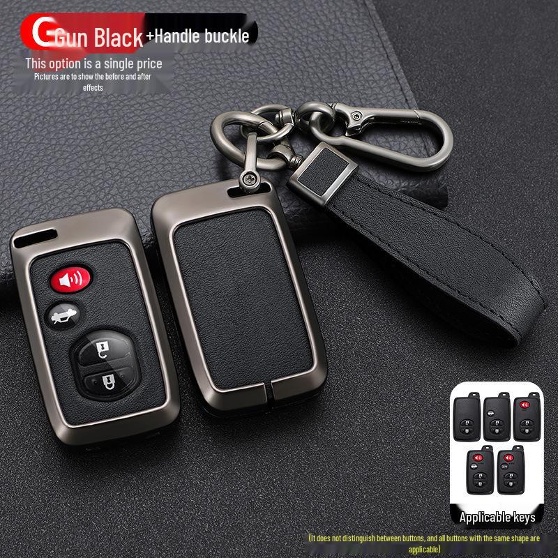 Compatible Key Case for Toyota Models: Corolla, Levin, Camry, Highlander, RAV4, Crown, CHR, Reiz