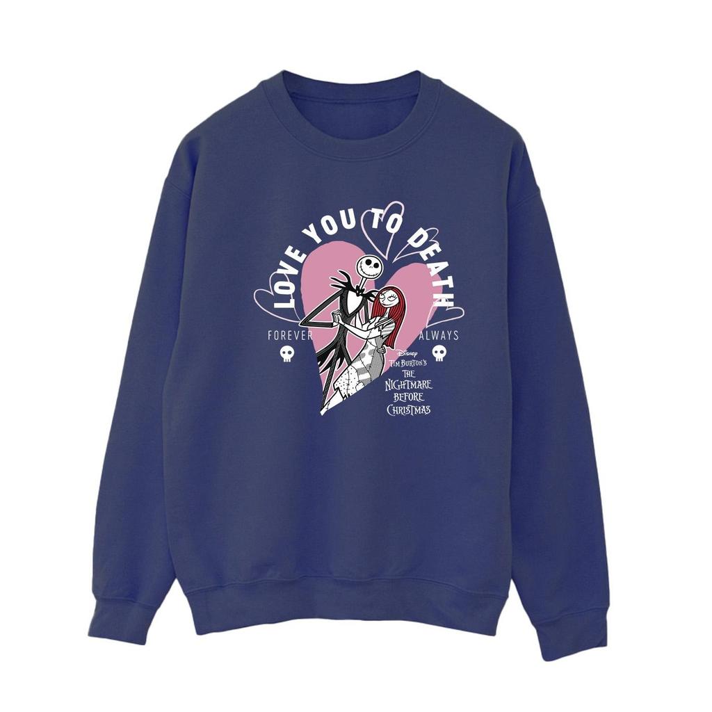 The Nightmare Before Christmas Womens/Ladies Love You To Death Sweatshirt