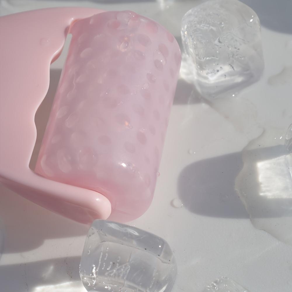 Facial Care Gel Ice Roller Suitable for Face and Body Ice Hot Compress Lifts Face Dark Circles Reusable Easy to Clean Portable Ice Roller