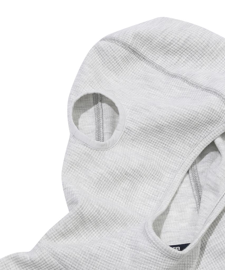 Sc Waffle Year-Open Hoodie (1% Gray)