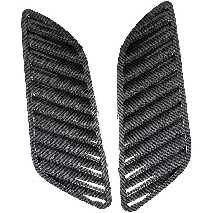 Car Front Grill Hood Cover, Carbon Fiber Bonnet Grill Air Outlet Vent Cover Trim For E90 E91 E92 F30 E46 DTM Style, 500136171