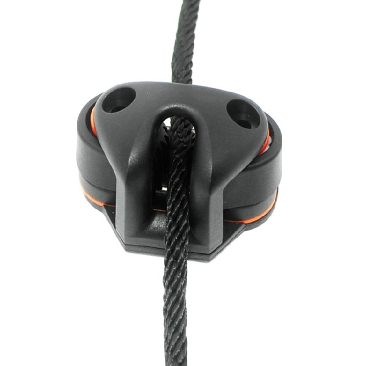 Boat Cleats Wire Rope Fairlead Kayak Accessories Marine Line Cleats Bearing Carbo Cleat for Boat Canoe