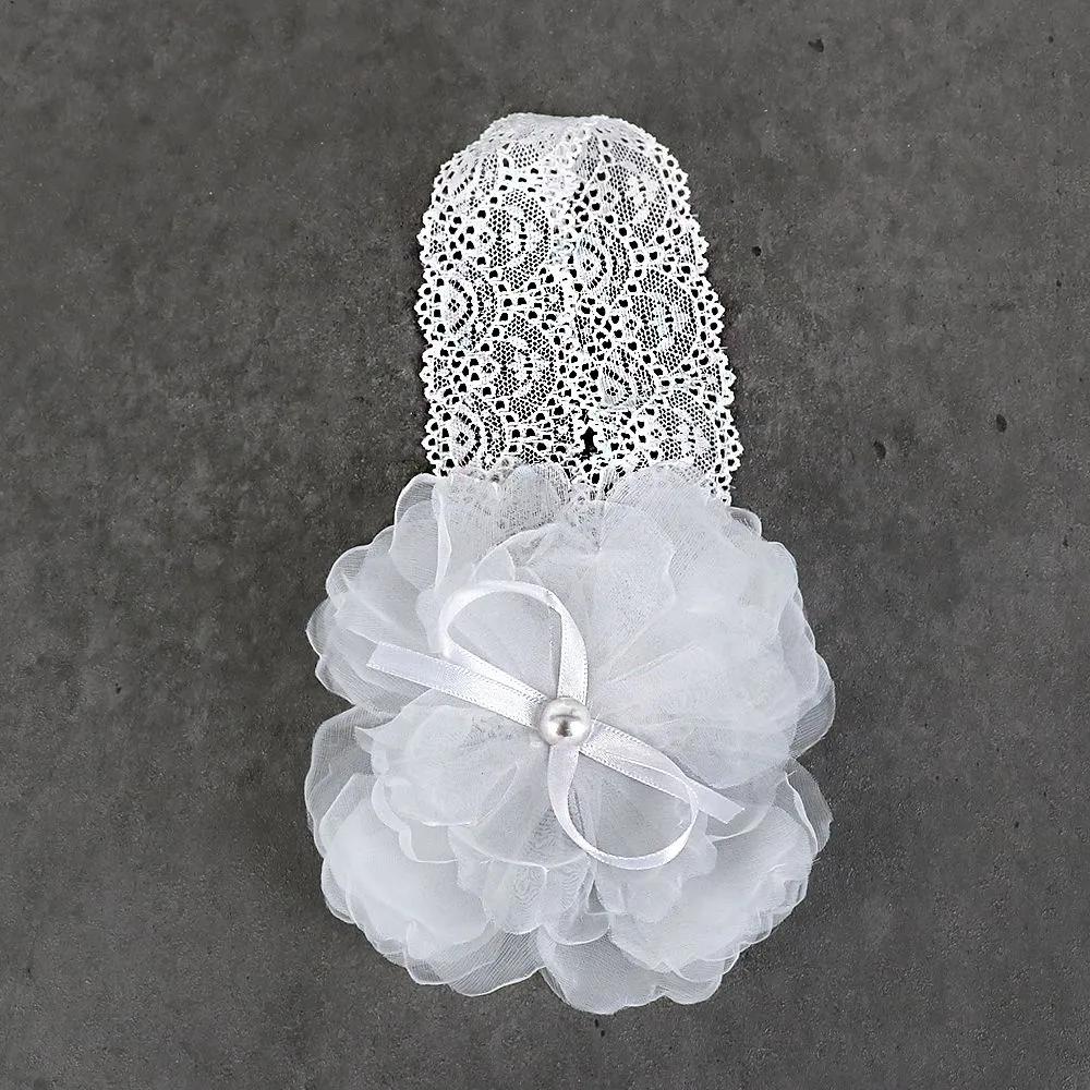 H319 Clematis Big Flower Pearl Headband Hairband Hairpin Hairpin Flower Self Wedding