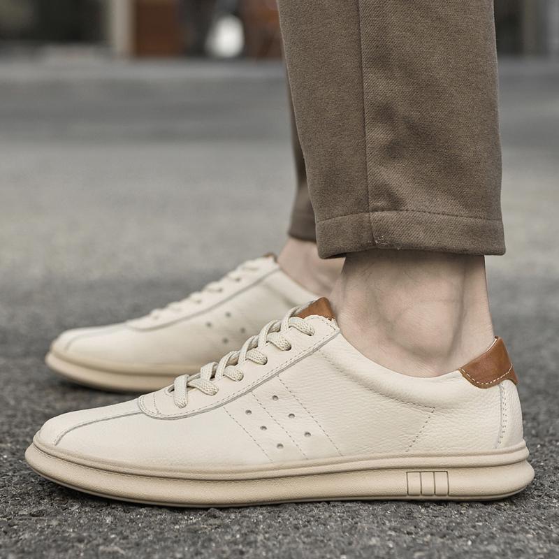 Модная высококачественная мужская повседневная обувь из натуральной кожи для походов — фото 5