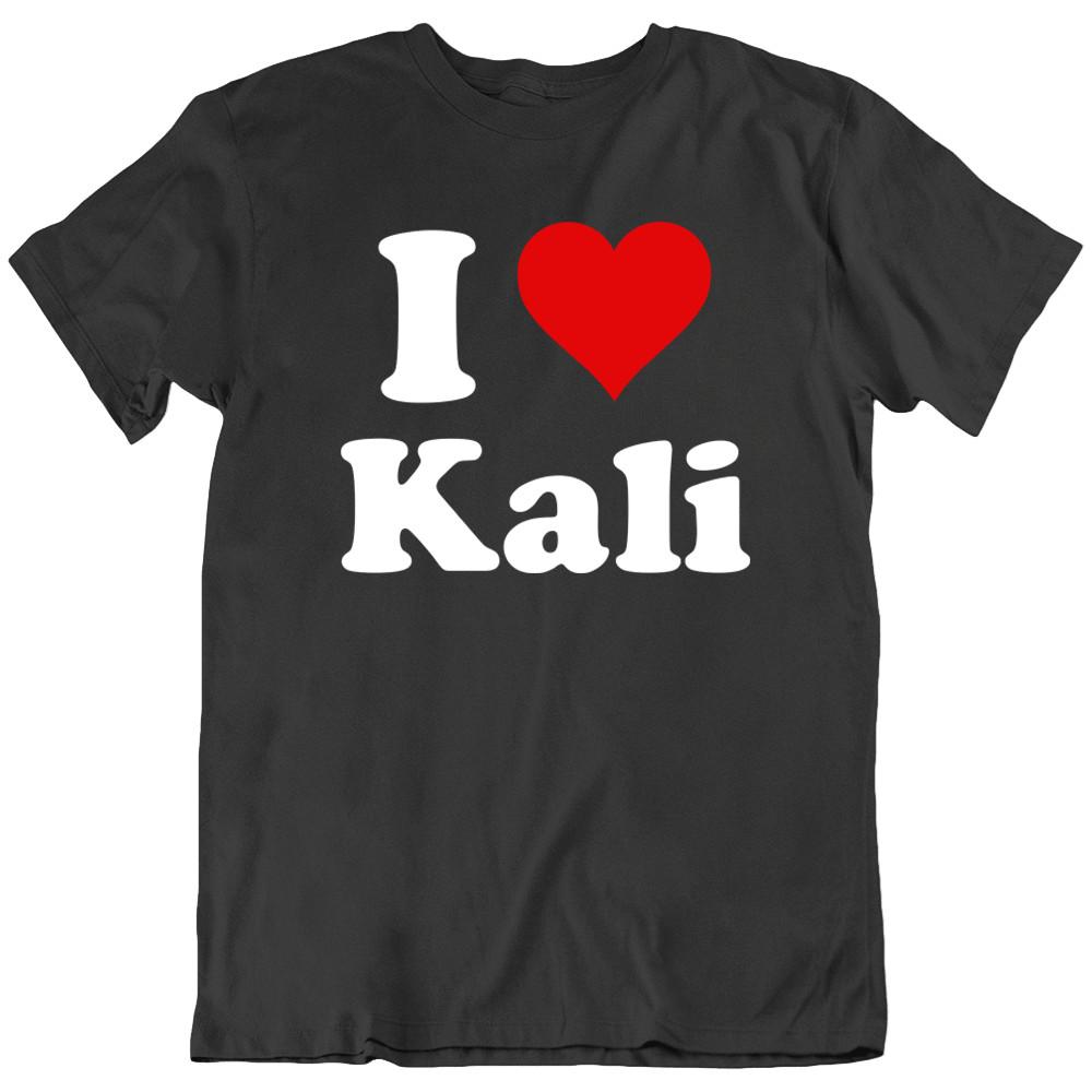 Hindu GodI Love Kali Kali Heart Wiccan Witch T Shirt Tee Gift New