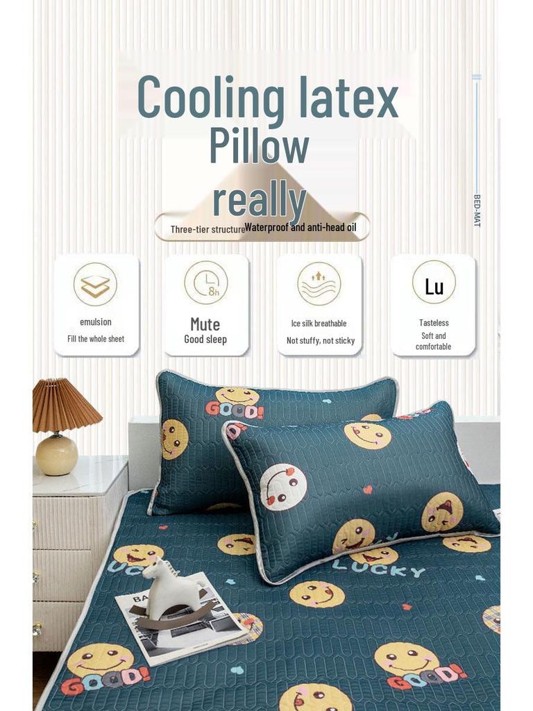 Set of 2 Extra Large 48x74 Knitted Silk Pillowcases - Anti-Drool & Sweat-Proof for Adults