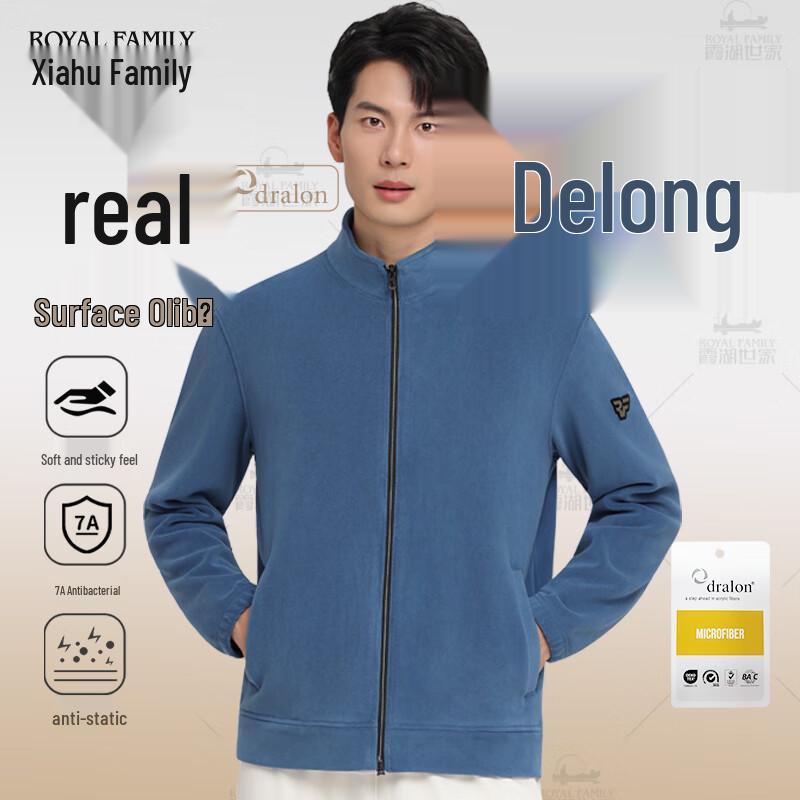 

Men s True German Velvet Double-Zip Fleece Jacket 3XL