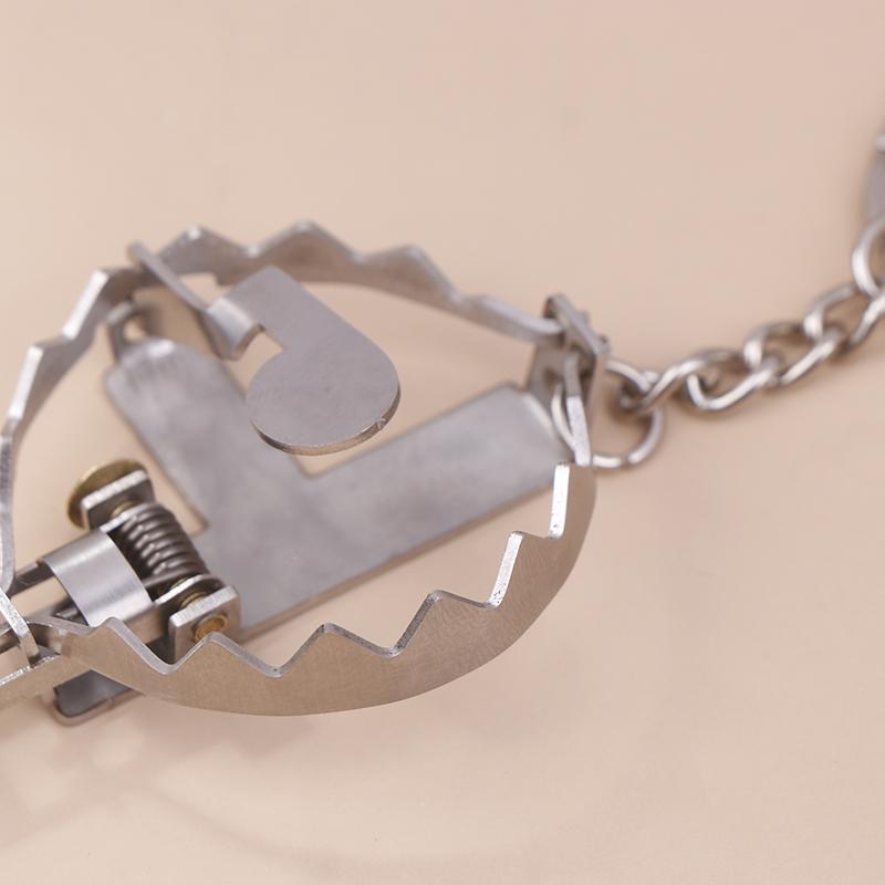 Mini Mouse Traps Keychain Stainless Steel Mini Clip Keychain For Temperament And Personality Jewelry Gifts For Men And Women