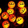 1PC 10/20 LED Halloween Mini Pumpkin String Lights Battery Operated Decorative Lights For Home Indoor Bedroom Party Decoration