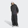 Unisex Windbreaker Pants Woven Loose Fit Black City Tech