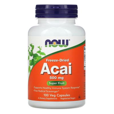 Freeze Dried Acai, 500Mg, 100 Veggie Capsules