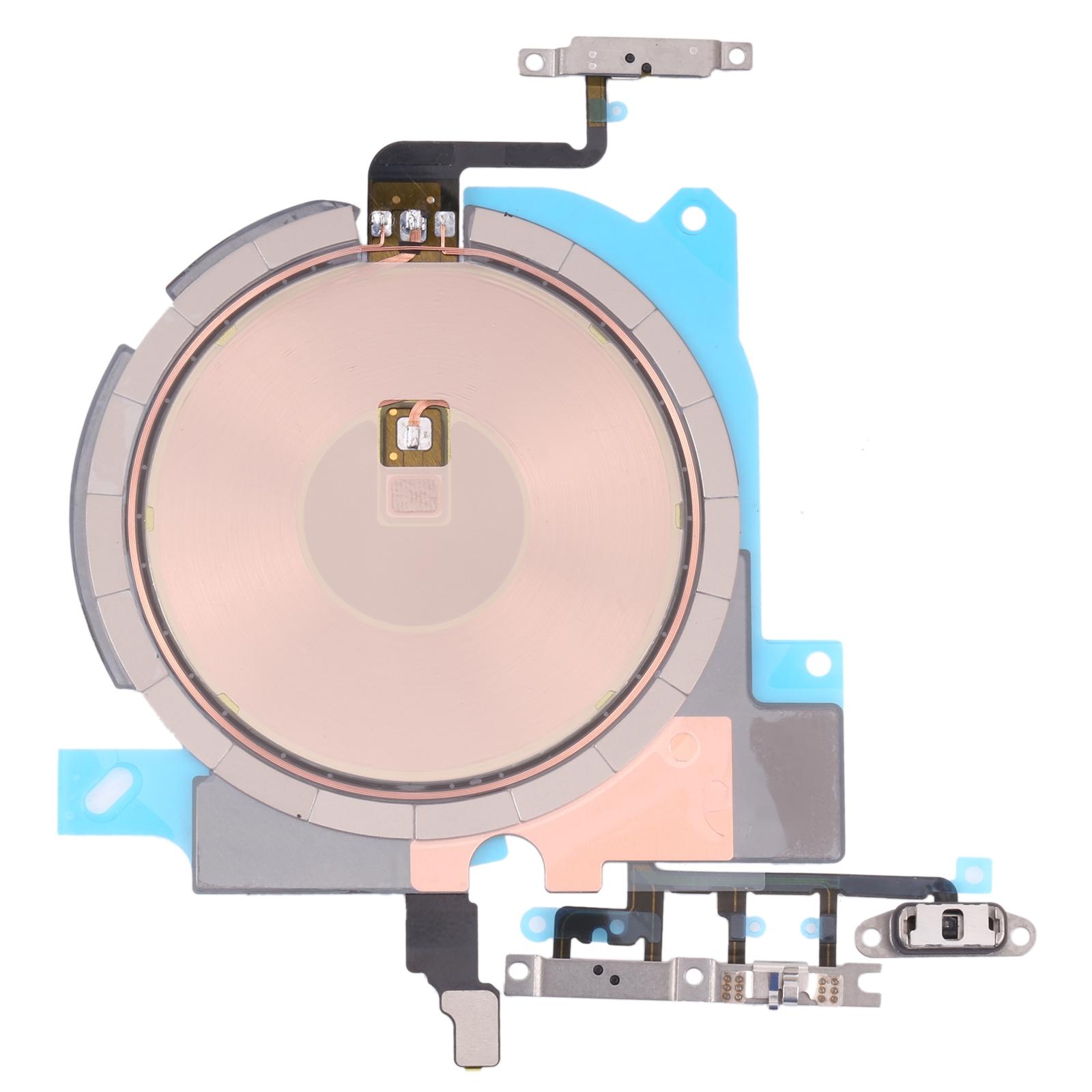 

For iPhone 13 Pro Wireless Charging+Power On/Off and Volume Buttons Flex Cable Phone Repair Part (without Logo) Type A