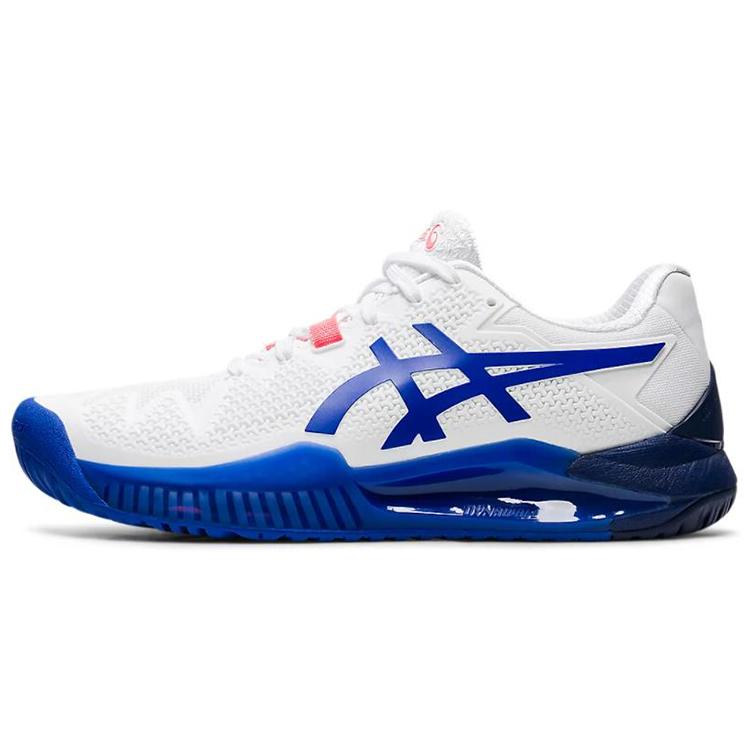 

ASICS Gel Resolution 8 Wide White Lapis Lazuli Blue Women s 1042A097-107 40