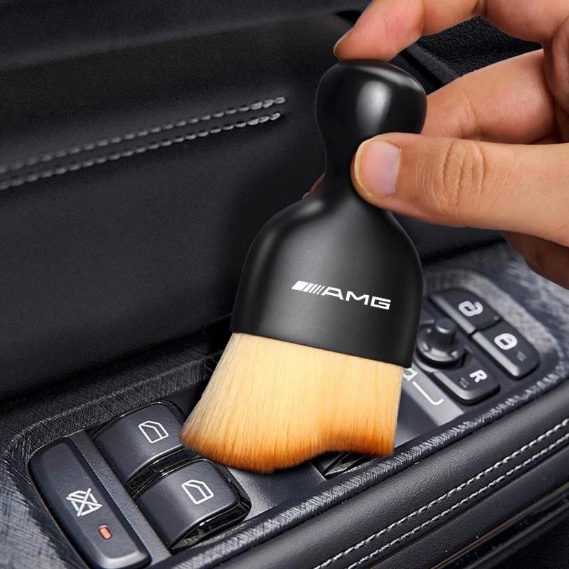 1Pcs Car Wash Towel Rag Cleaning Soft Brush Tool Hubcap For Mercedes Benz AMG GLC GLE CLA GLB GLK GLS W204 W205 W206 W211 W212 OX2