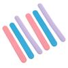 6PCS Silicone Wax Stick Nonstick Reusable Cosmetic Spatula Facial Mask Stirring Rod for Hair Removal Mixing Sampling