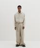 DNSR Belted Herringbone Pants Beige
