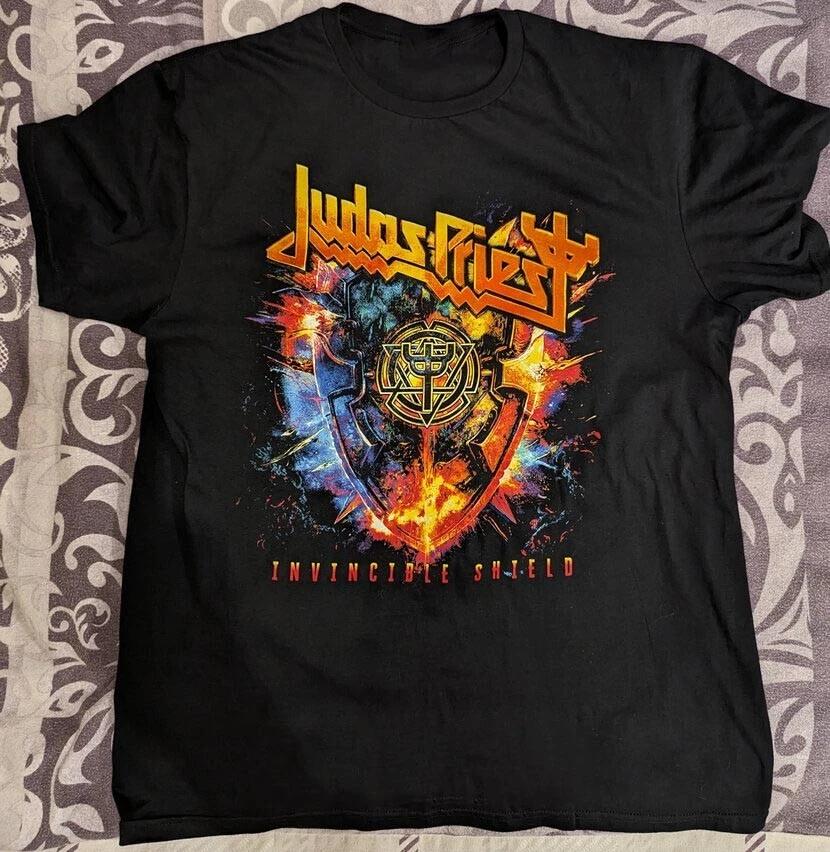 Judas Priest Band Invincible Shield Tour 2024 T-Shirt Cotton Unisex S-5XL M359 3XL