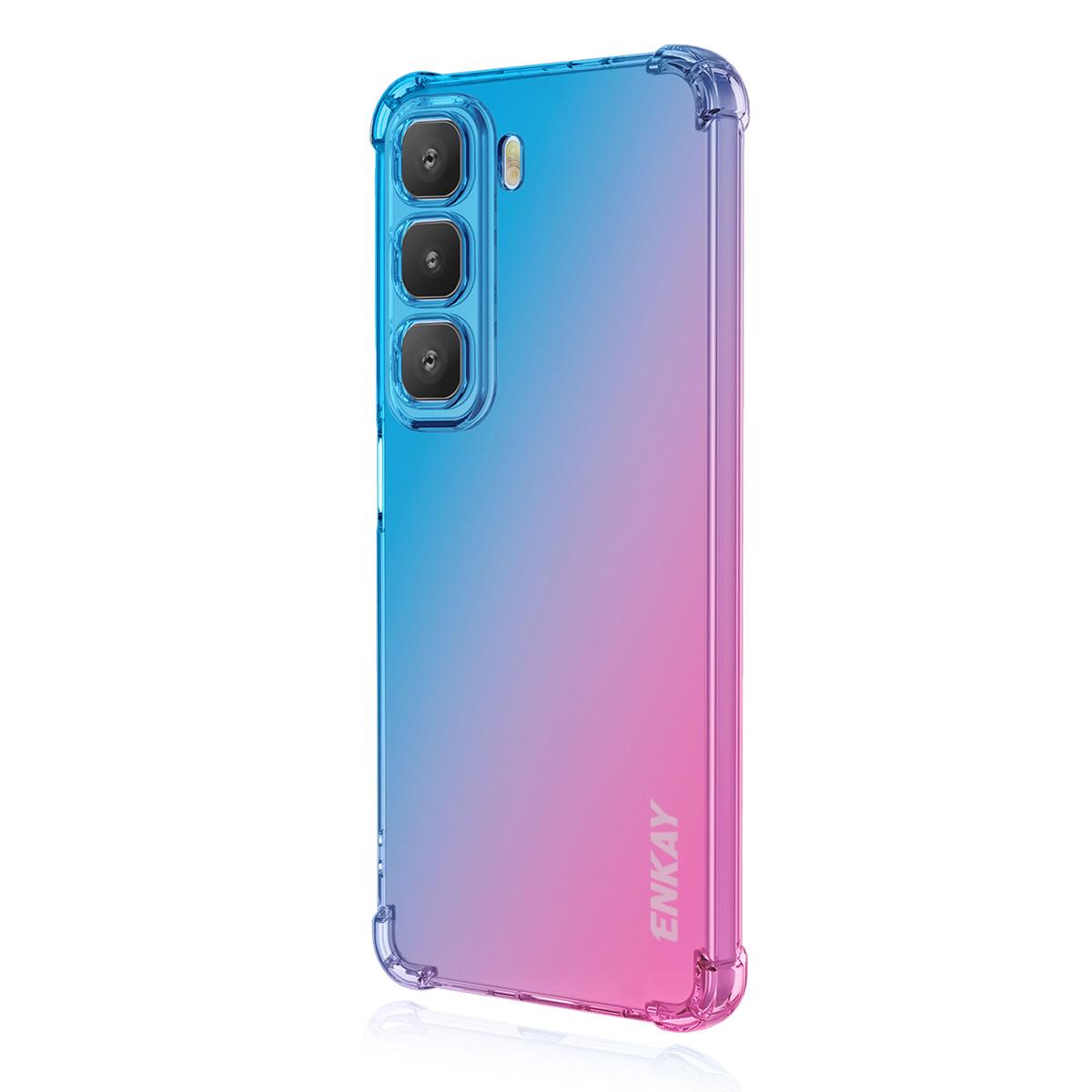 

For Infinix Hot 60i 4G/Infinix Hot 60 5G TPU Case ENKAY Thickened Four Corner Drop-proof Phone Back Cover