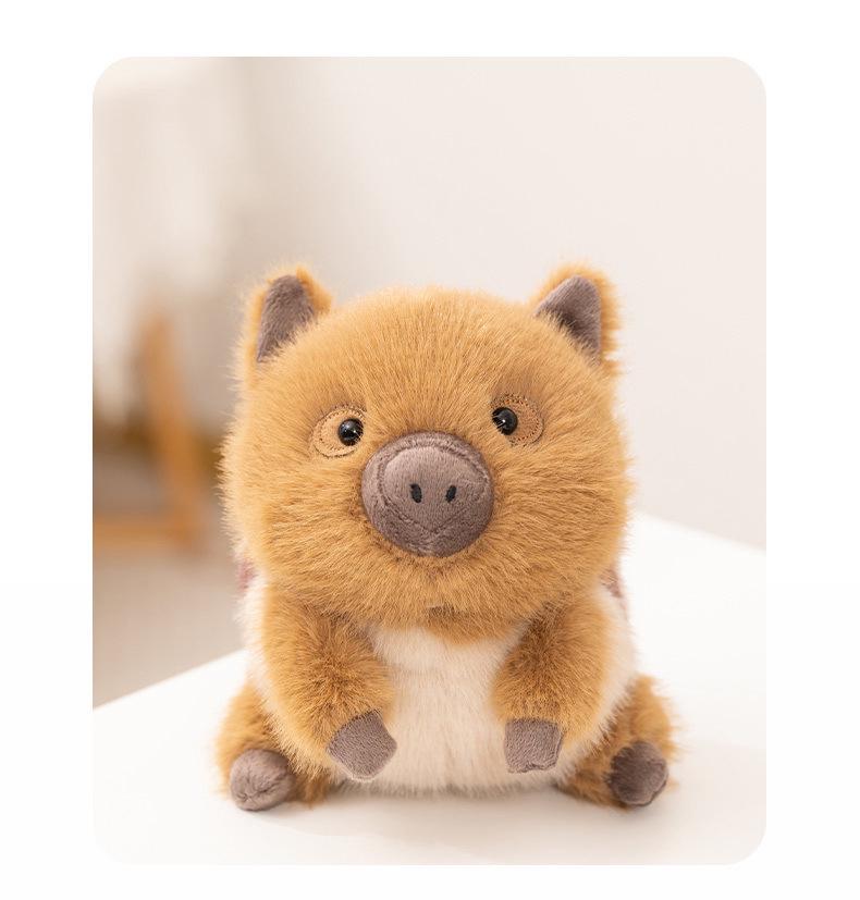 Cute Healing Wild Boar Plush Toy - Children's Soothing Doll