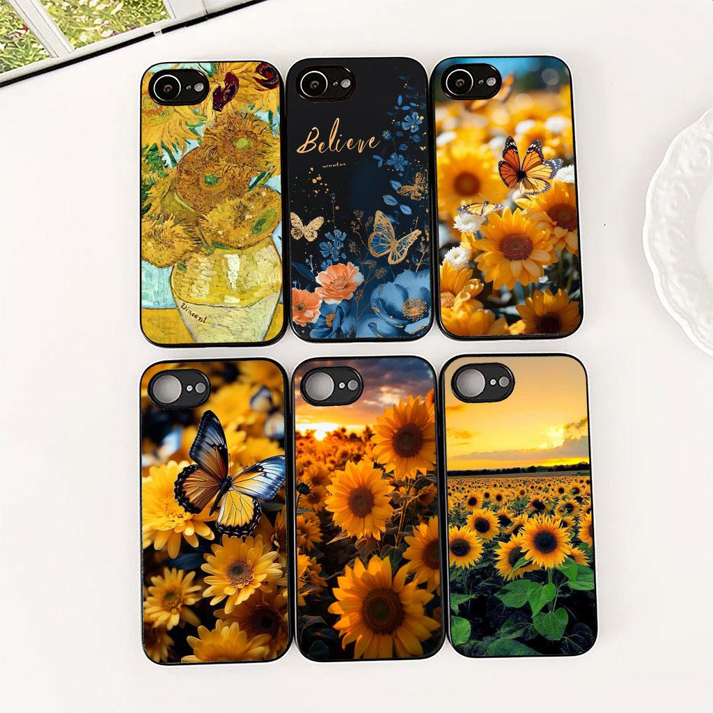 Handyhülle für Motorola Moto Edge 70 60 Fusion NEO Pro G Stylus G56 G96 G04 G05 20 Hülle Sonnenblume Gelbe Blume Schmetterling