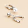 Dagelijks Dragen Imitatie Parel 1 Paar Geometrische Oorbellen Vrouwen Mode Hanger Eenvoudige Holle Oorbel U-vormig Persoonlijkheid Accessoires