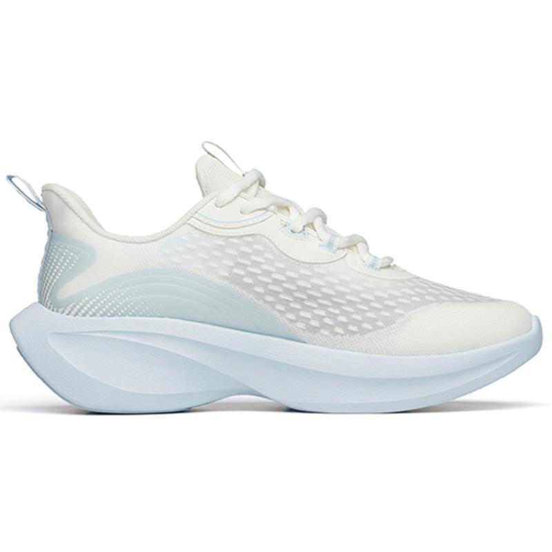 Anta Running Collection Cushioning Anti-Slip Wear-Resistant Breathability Low-Top Running Shoes Women's White Blue Sneakers 922225521-4