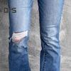 High Waisted Bell Bottom Jeans for Women Ripped Bootcut Flared Jeans Elastic Denim Pants for Spring Summer