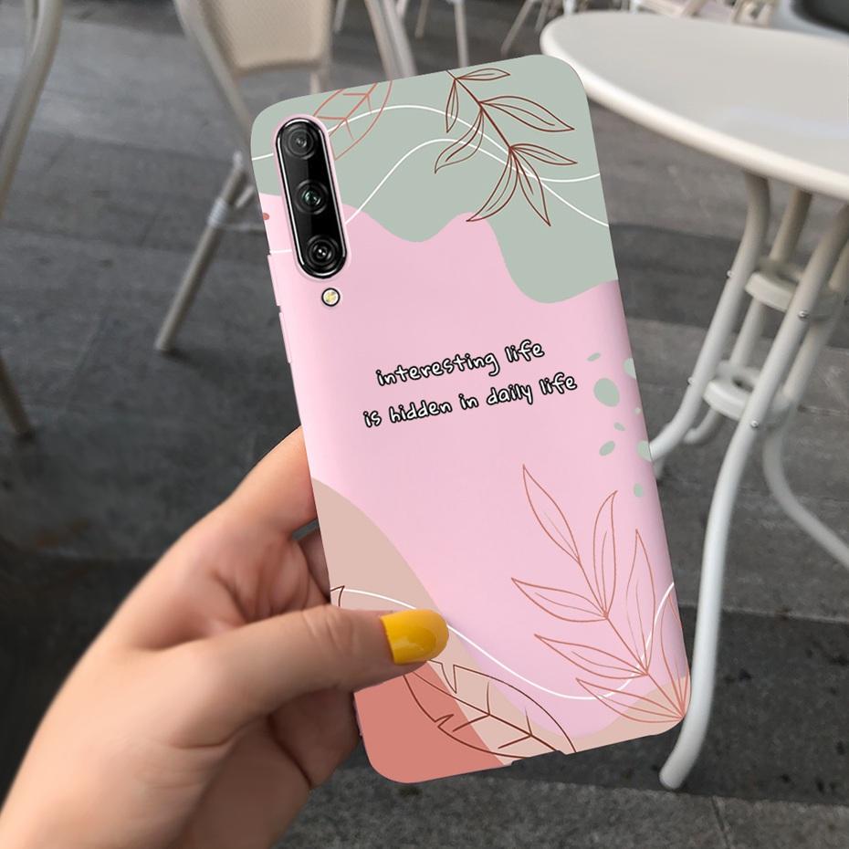 For Huawei Y9s Case Lovey Pattern Macaroon Silicone Soft TPU Back Cover For Huawei Y9S Y 9s SKT-L21 STK-LX3 STK-L22 Phone Cases