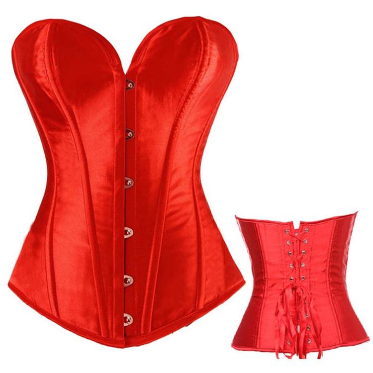European and American court corset support