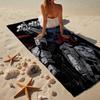 Mecha Armor Robotic Design Beach Towel, Super Soft Microfiber, Gift for Her/Him, Birthday, for Pool, Beach, Travel, Home Decor Fan gifts