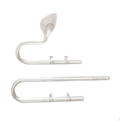 Aquarium 12/16mm Glass Lily Pipe In Out The Inlet And Outlet Water Grass Cylinder Oil
